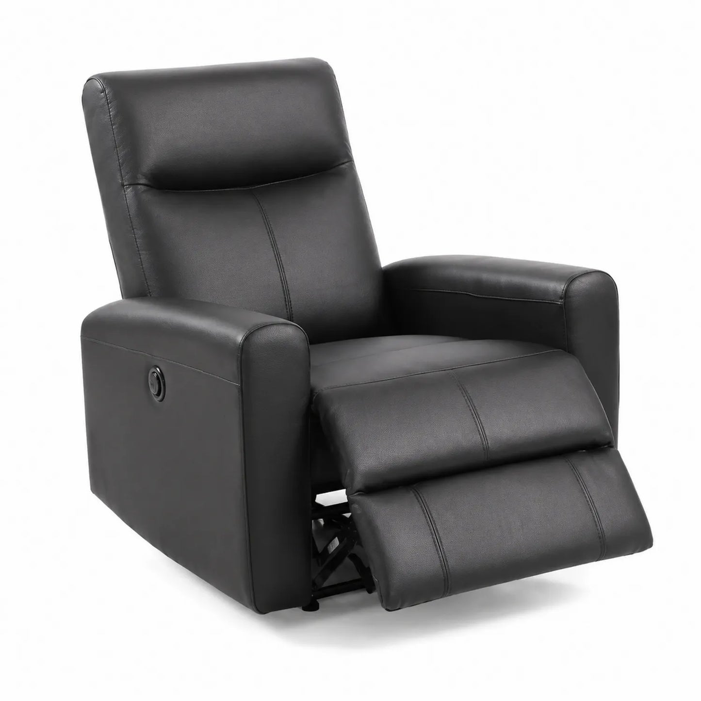 Fauteuil Relaxation en Similicuir Noir
